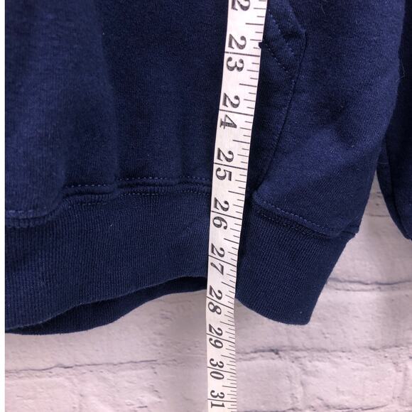 Disney Parks Disney World Mickey Mouse Navy Kangaroo Pocket Hooded Pullover L - Picture 10 of 11